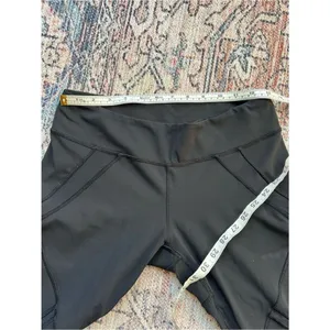 Lululemon Cool To Street Crop Mesh Leggings Black Cropped Active Tights Size 8 thumbnail 10