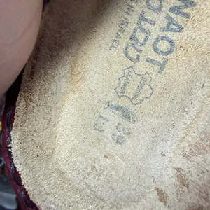 NAOT EMBROIDERED RED LEATHER MULES Clogs Western Artisan Art to Wear thumbnail 13