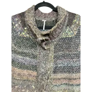 Free People Starlight Shadow Poncho Cardigan Women's Size Medium‎ thumbnail 3