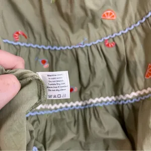 Roller Rabbit Ocaso Ashton Skirt Womens Size 36” XXS Green Fruit Shrimp Spritz thumbnail 9