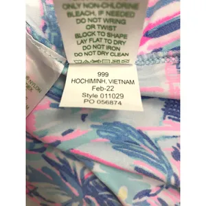 LILLY PULITZER Tarah Luxletic SunGuard Top M Ravello Blue Perfect Match Tennis thumbnail 11