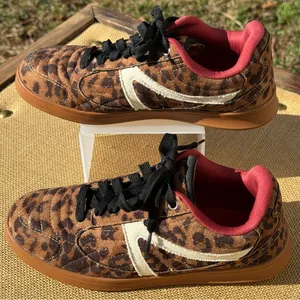 Cushionaire Astro Retro Leopard Print Sneakers Size 7.5 thumbnail 1