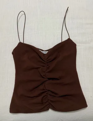 Zara Expresso Brown Tank thumbnail 1