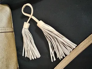 Coach Metallic Gold Dome Satchel with Crossbody Strap & Tassel thumbnail 7
