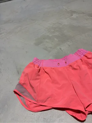 Lululemon Coral Pink Athletic Shorts 6 thumbnail 5