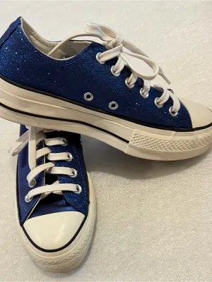 Converse White Canvas Low-Top Sneakers thumbnail 2