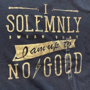Harry Potter M NWT I Solemnly Swear Marauders Map Gray Tee Graphic Whimsigoth thumbnail 7
