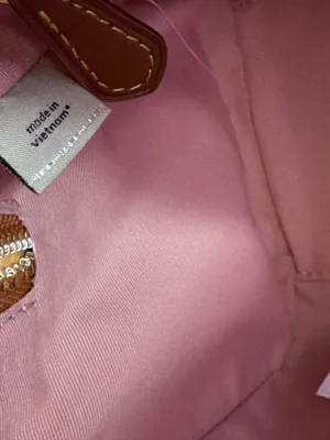 Coach Rowan Satchel Bag Signature Canvas With Charms Gold/Powder Pink CEA18 NWT thumbnail 9