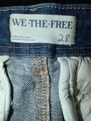 We The Free Daylight Denim Mini Skirt Size 25 Blue thumbnail 9