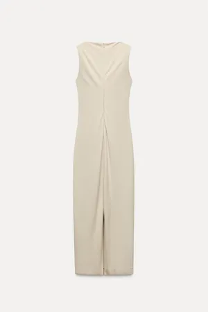Zara maxi dress conch cutout fitted bodycon party cocktail evening thumbnail 12