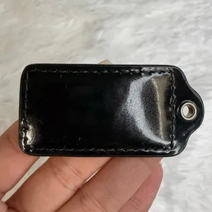2" COACH Patent Leather Fob Bag Charm Hang tag Hangtag thumbnail 2