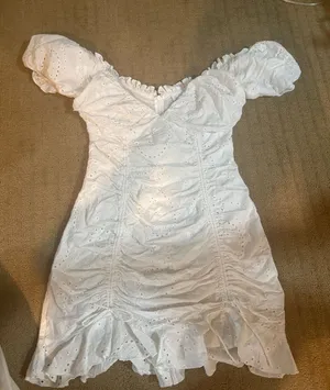 Sky to Moon White mini dress thumbnail 1
