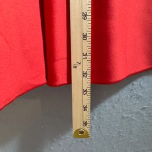 1550 | NWOT Red Lace‎ Peplum Layered Ruffle Mini Cocktail Holiday Dress Women S thumbnail 4