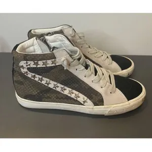 Vintage Havana Kayla Army croco with studs womens size‎ 7 With Box And Dust Bag thumbnail 2