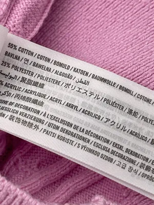 Vtg Y2k 2000s Abercrombie & Fitch Pink Cable Knit Crewneck Sweater Womens Sz Med thumbnail 7