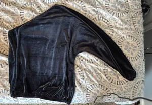 World Market Off the Shoulder Top Black thumbnail 1
