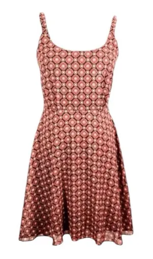 Bar lll Black Pink Printed Short Sheath Dress Size M Sleeveless Scoop Neck thumbnail 1
