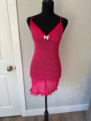 Victorias Secret Vintage Pink Slip Dress thumbnail 2