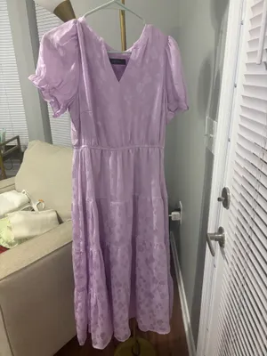 Lavender Maxi Dress Purple thumbnail 3