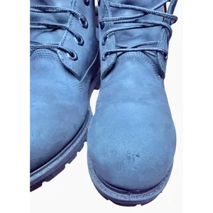 Timberland 6 Inch Premium Waterproof Boots Black Nubuck Leather Womens Lace Up thumbnail 7