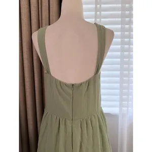 Lulus Carlynda Tiered Bustier Maxi Dress in Sage Brush thumbnail 7