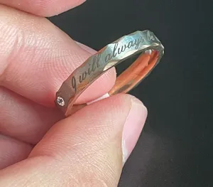 I will always be with you woman promise ring size 10 thumbnail 1