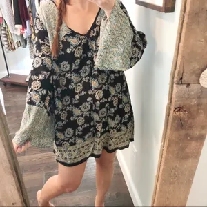 Urban outfitters Ecote small black motif dress thumbnail 4