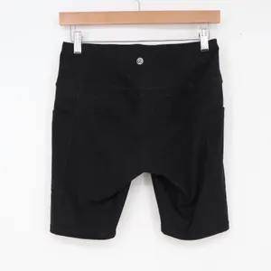 Ewedoos Biker Shorts Womens Medium Black High Waist Side Pockets Excellent thumbnail 3