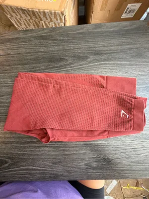 Gymshark Women’s Seamless High-Waist Leggings - Brick Red thumbnail 3
