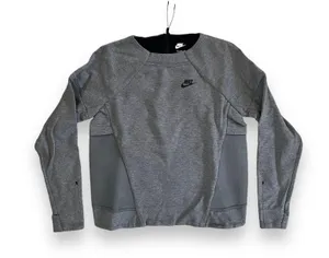 Nike EUC  Tech Fleece Mesh Crewneck Pullover thumbnail 3