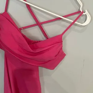 Showpo mayson cowl neck side cut out mini slip dress PINK size 10 NEW #200 thumbnail 5