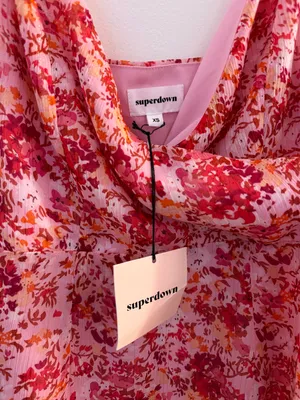 superdown Kina Pink Floral Mini Dress thumbnail 4