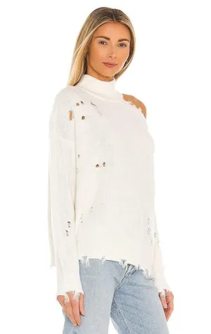 Revolve Lovers And Friends Women's Arlington Sweater In Ivory Size L thumbnail 3