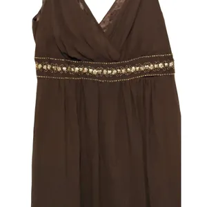 Metaphor Womens Dress Size 14 Brown Formal Cocktail Sleeveless Vintage thumbnail 6