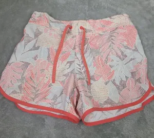 Columbia‎ PFG Tropical Print Shorts Women's Size Small Orange and White thumbnail 1