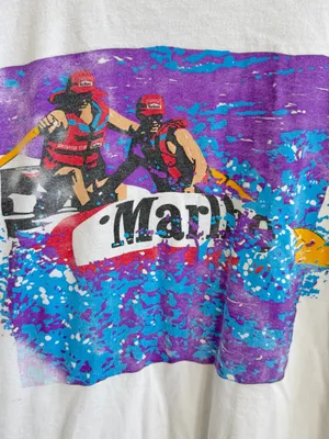 Vintage 90's Marlboro Miles Adventure Team Rafting Adult XL T-Shirt Made USA thumbnail 10