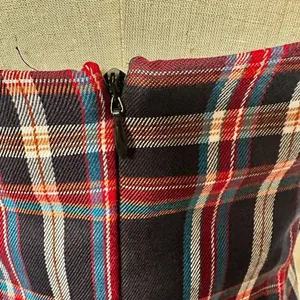 Urban Outfitters blue and red plaid mini dress thumbnail 5