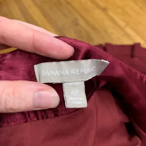 Banana Republic Maroon Pleated Mini‎ Skirt Women's Petite Size 6 Short Tennis thumbnail 4