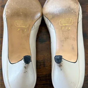 Fanfares Elegant Cream Pumps Size 7 thumbnail 6