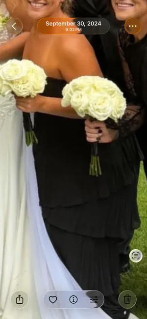Lulu's Black Strapless Tiered Dress thumbnail 4