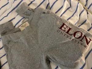 Elon university joggers Gray thumbnail 4