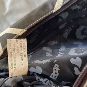 Betty Boop Faux Leather Purse Cow Spots Print Western Vintage Tote Bag thumbnail 16