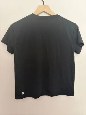 Lululemon Train to Be Mesh Short Sleeve Tee Black thumbnail 3