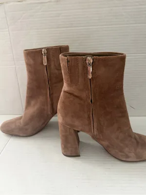 Sam Edelman Codie boots suede ankle brown square toe boots size 6 thumbnail 5