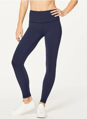 LULULEMON Wunder Under Hi-Rise Tight Full-On Luon Midnight Navy Blue Size 10 thumbnail 1