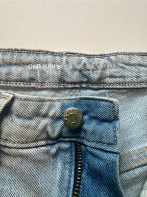 Old Navy OG Loose Style Light Wash Straight Leg Jeans Size 6 thumbnail 8