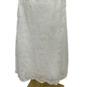 New Lulus Graceful White Floral Jacquard Halter Midi Dress Women’s Sz XL Elegant thumbnail 10