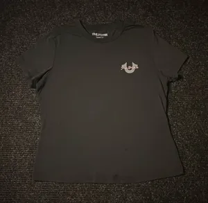 True Religion Black Pink Buddha Graphic Tee Size M thumbnail 1