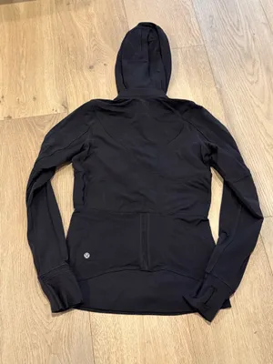 Black Lululemon Fitted Hooded Jacket thumbnail 2