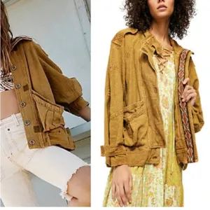 Free People | Jayde Safari Bomber Jacket thumbnail 2